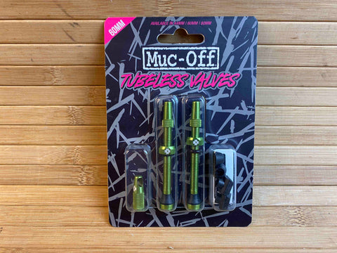 Muc Off Tubeless Valve Kit Ventile 60mm Hellgrün