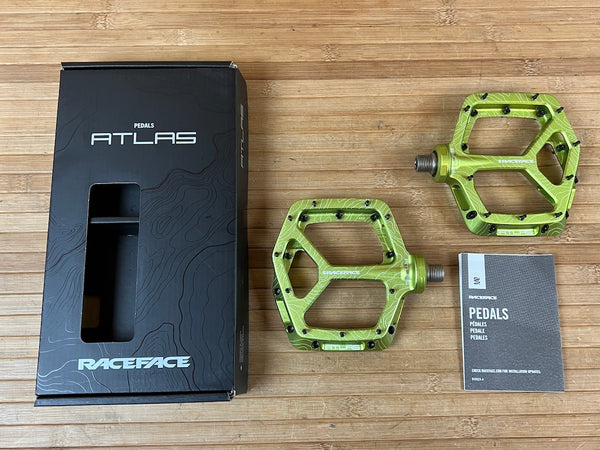 race face pedale grün Race Face Atlas Green / grün Plattformpedale / Pedale – RTF Bikeparts