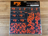 FOX Decal Kit Dekorbogen 2021 Custom Factory Orange