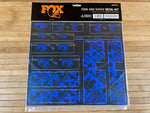 FOX Decal Kit Dekorbogen 2021 Custom Blue