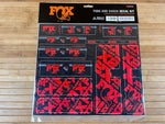 FOX Decal Kit Dekorbogen 2021 Custom Red