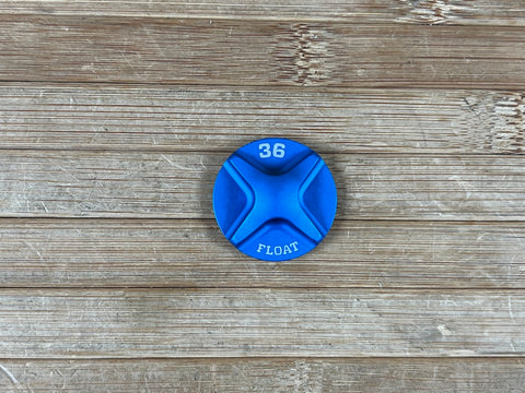 Fox 36 Air Cap blau Topcap Blue Ano