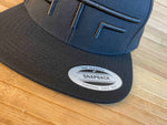 RTF Snapback Cap All Black Logo Limited Edition