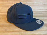 RTF Snapback Cap All Black Logo Limited Edition