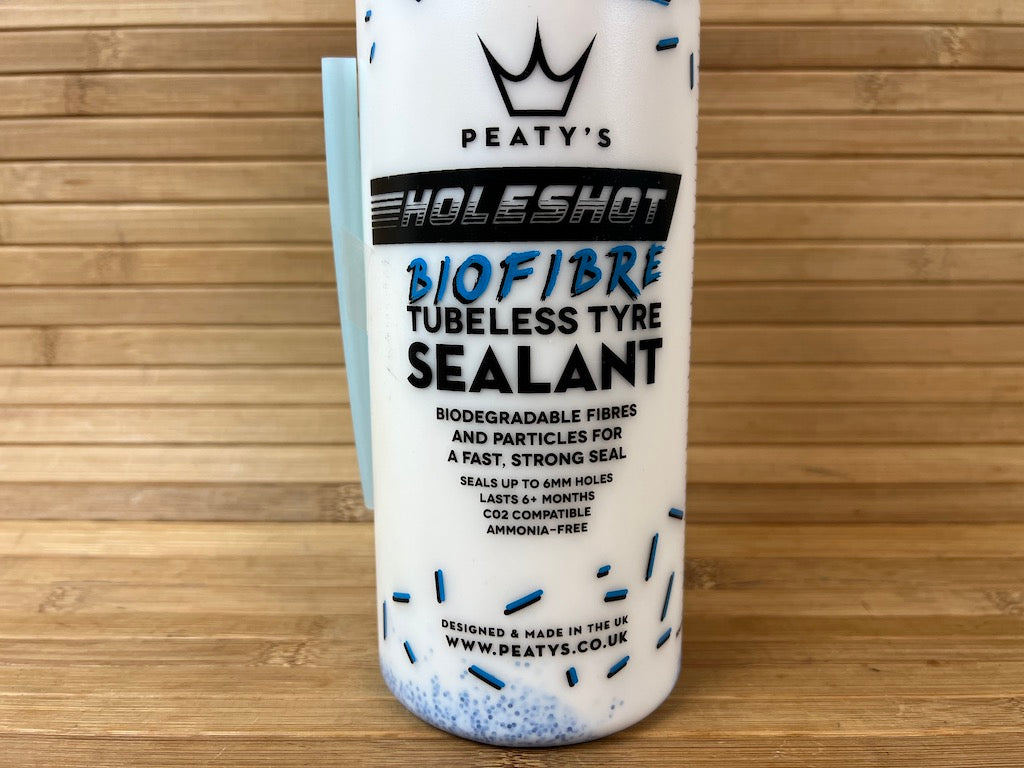 Peaty's – Tubeless Tyre Sealant Holeshot BioFibre 120ml