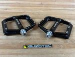 Burgtec MK5 Penthouse Flat Pedals / Pedale black Steel Axle